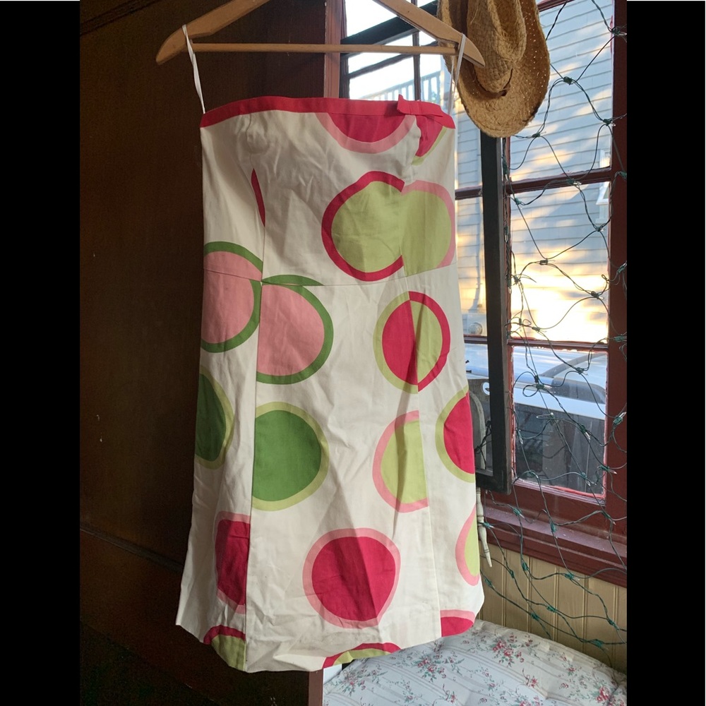 Molly B size 8 Preppy Preppy strapless dress